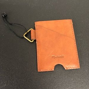 Madewell Card Case with Key Ring